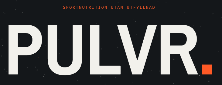 PULVR — sportnutrition utan utfyllnad